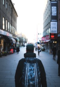 Backpack, Douche bag, 35mm photo