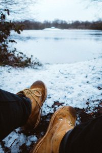 Water, Sunrise, Feet photo