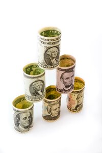 Financial pyramid credits currency photo