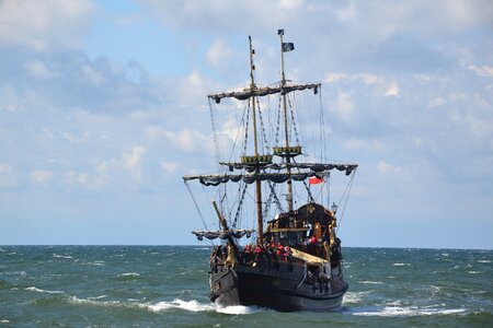 Polish sea the baltic sea ship