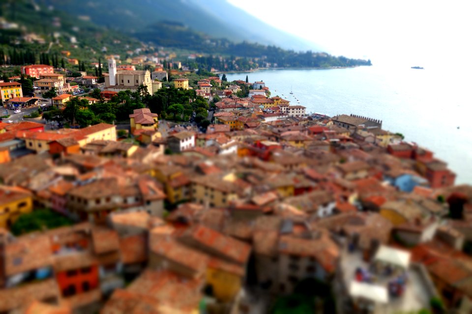 Malcesine, Italy, Tiltshift