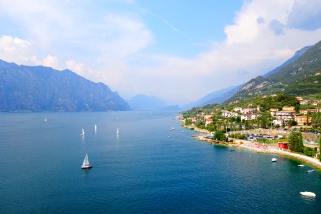 Lake garda, Italy, Malcesine photo