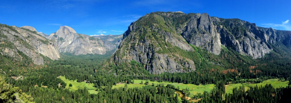 Yosemite valley, United states, Panorama photo