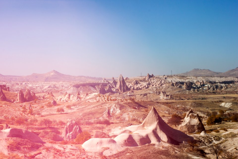 Turkey, Cappadocia, Blue