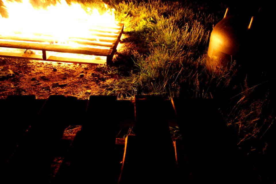 Country, Bonfire, Summer
