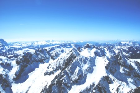 Dolomite mountains, Italy, Blue photo