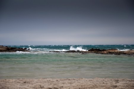 Gray, Splash, Seashore photo