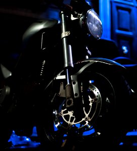 New york, United states, Riding motorcycle