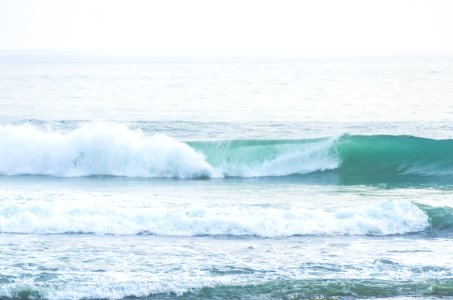 Waves, Blue, Water