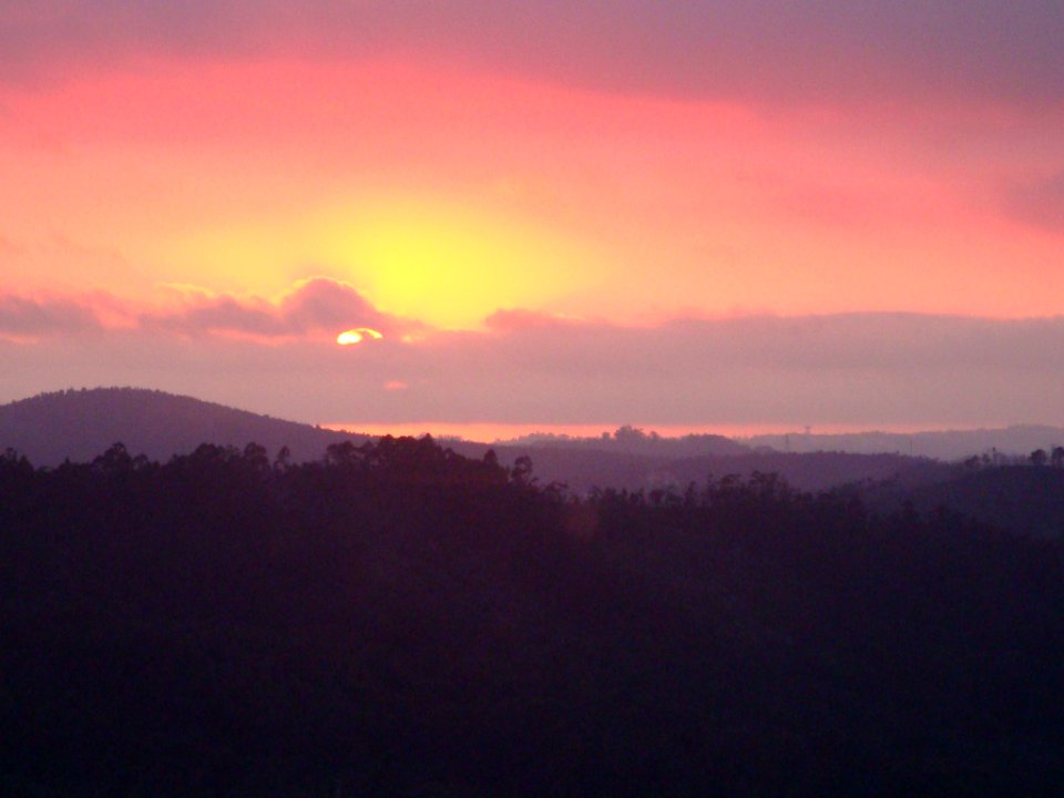 Vale de cambra, Portugal, Sunset