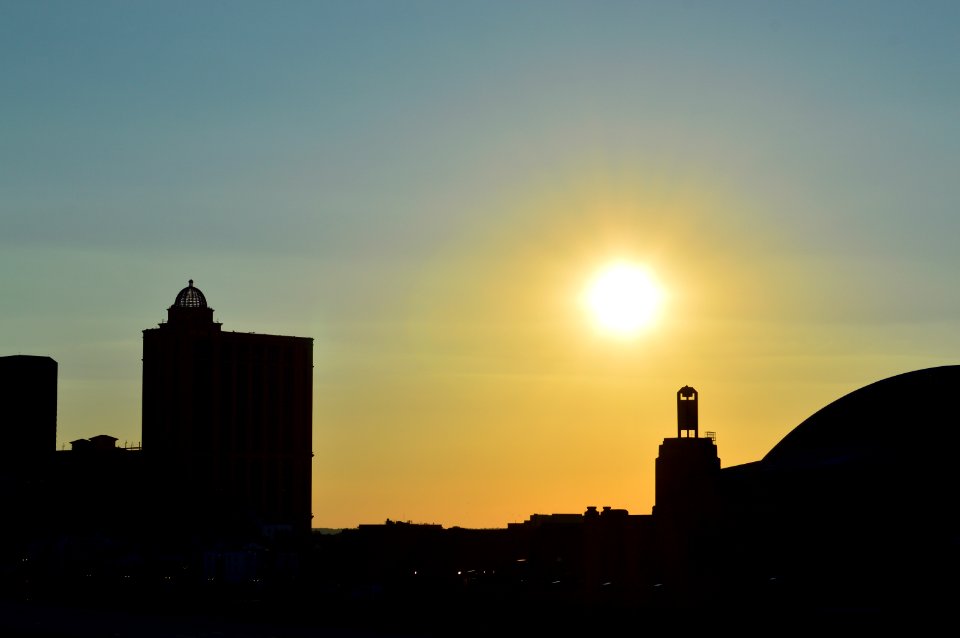 Sunset, Altlantic city, Usa