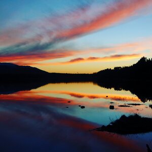 Sunset landscape nature