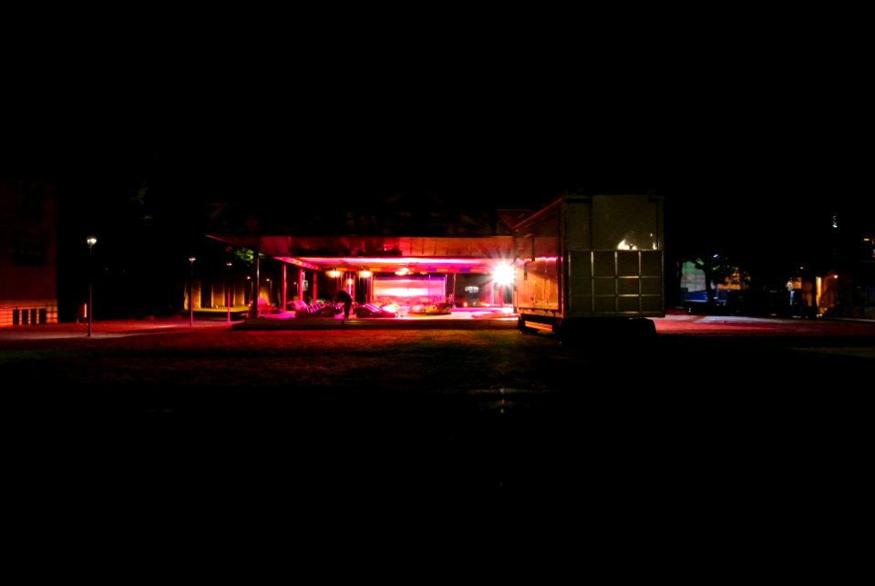 Funfair, Darkness, Morning photo