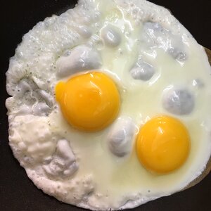 Fried egg sunny side up breakfast photo