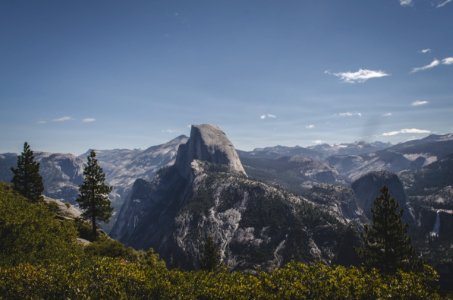 photography of Half Dome, Yosemite National Park photo