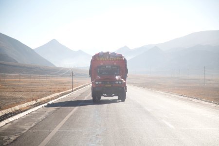 Tibet, China, Truck photo