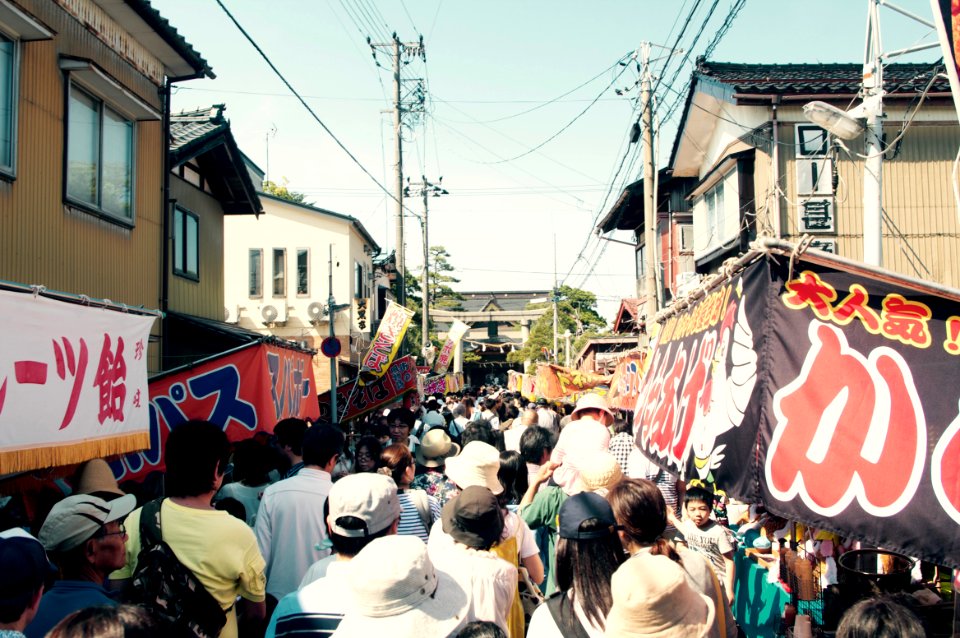Japan, Sanjo, Festival