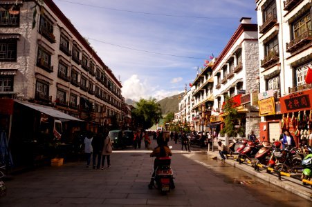 Lhasa, Bakuo residential district, China photo
