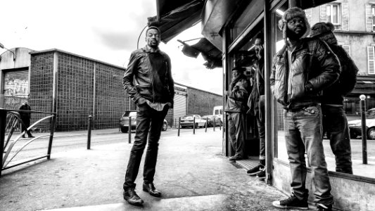 Banlieue parisienne, Pantin, Black white