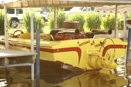 Winona lake, United states, Yellow boat photo