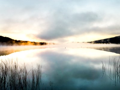 body of water under sky photo