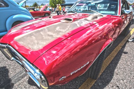 Vintage, Classic car, Red photo