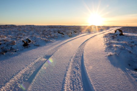 Isl, Road, Winter