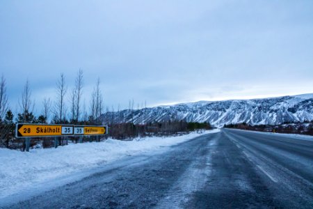 Isl, Winter, Road photo