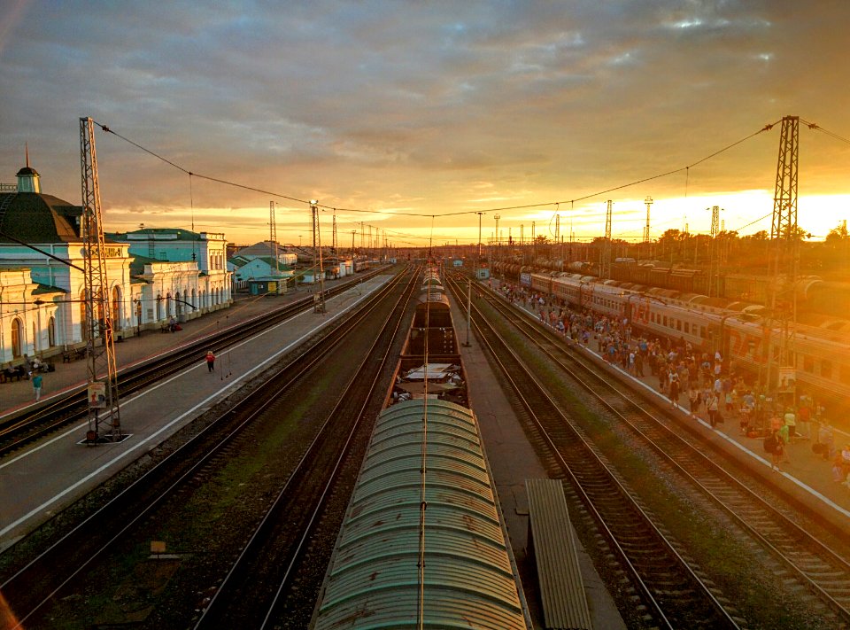 Railway station, Sizran, Russia