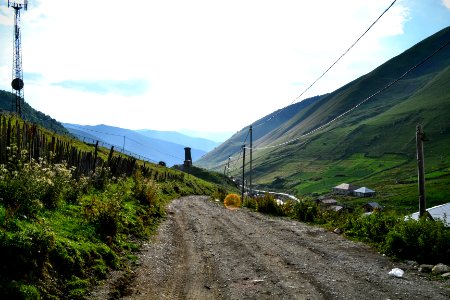 Ushguli, Georgia, Road photo