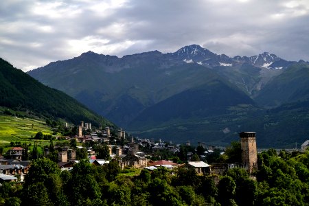 Georgia, Mestia, Houses photo