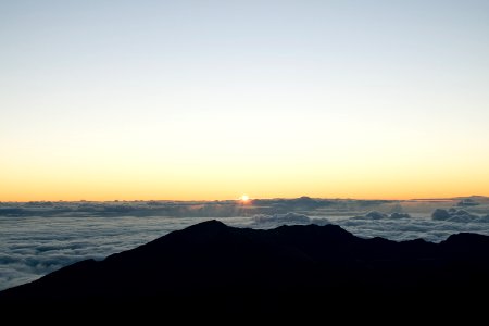Haleakala, Hike, Sun photo