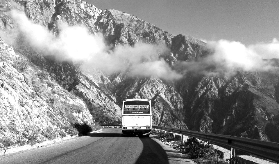 Albanian mountain range, Albania, Street