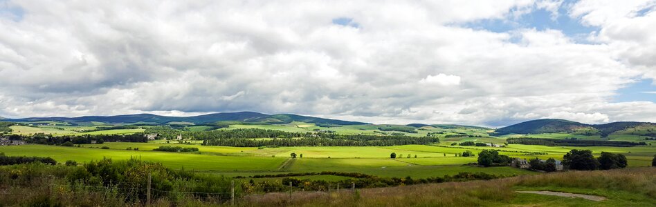 View rural panorama photo