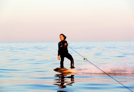 Lake ontario, Ocean, Skiing photo