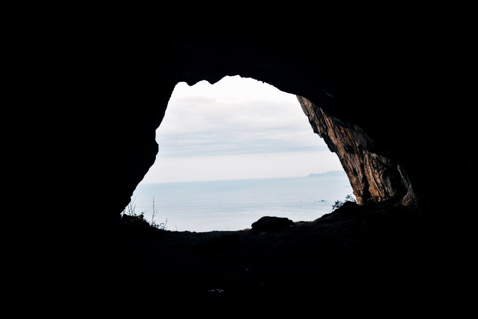 Rock of gibraltar, Gibraltar, Dark