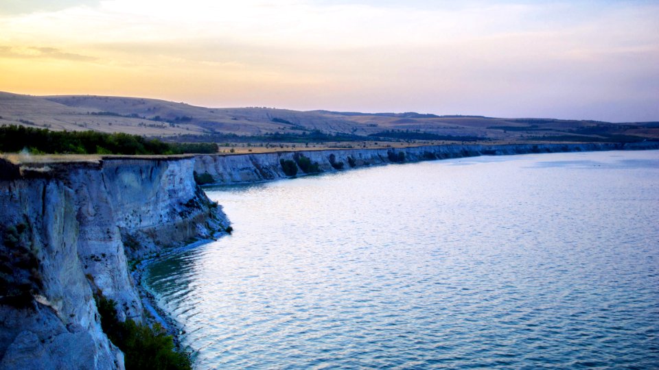 Ocean, Cliff, Break