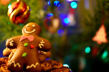 New year, Christmas, Gingerbread