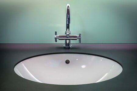Indoors modern sink