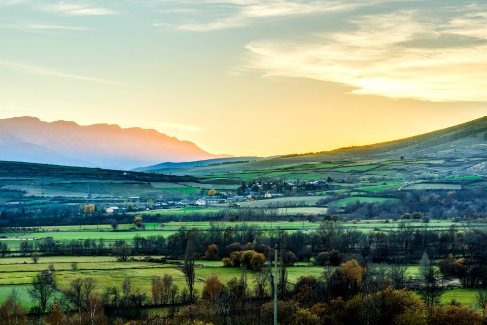 Nature, Sunset, Enveitg