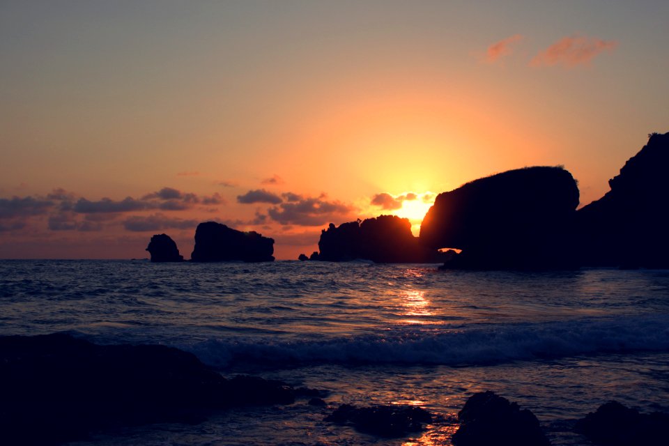 Siung beach, Indonesia, Rocks