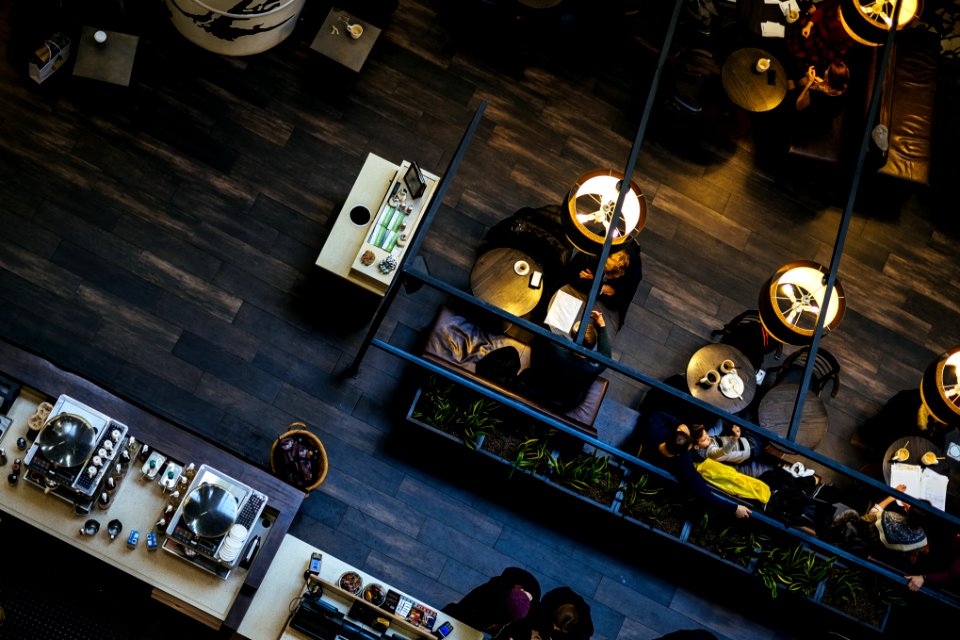 people inside restaurant