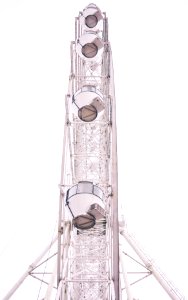 Ferris wheel, White, Urban