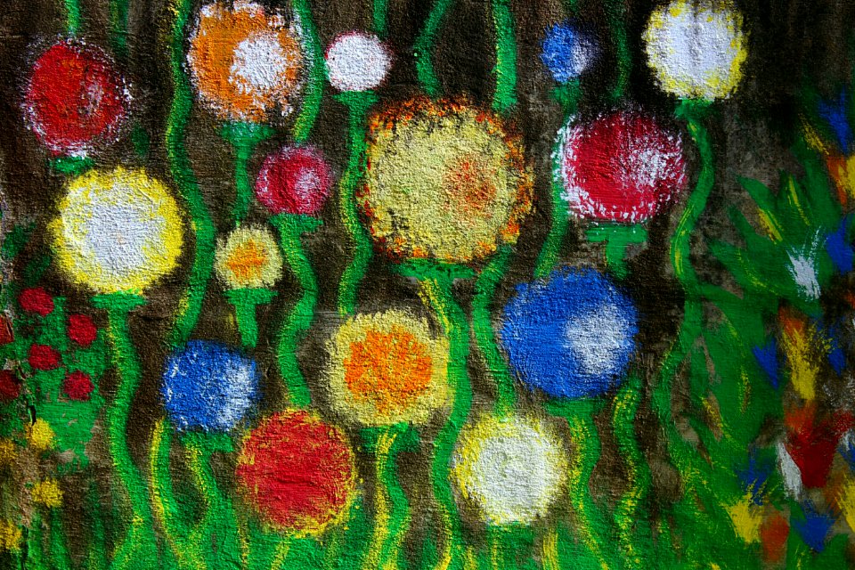 Colors, Painting, Flowers