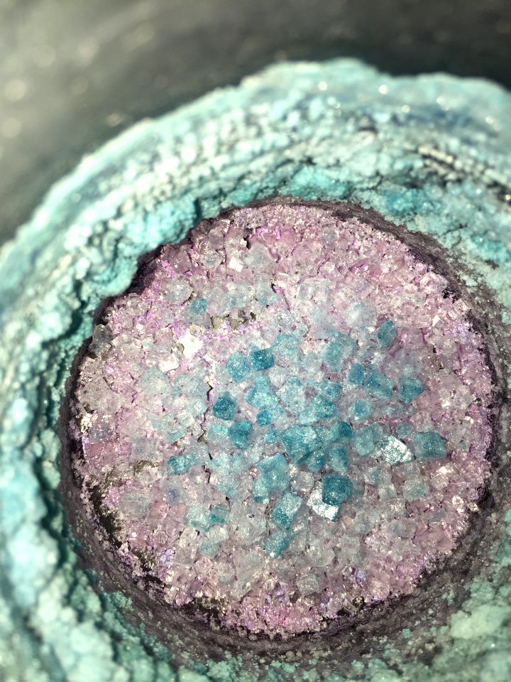 Crystal, Pastel, Light blue
