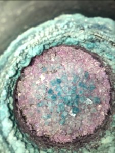 Crystal, Pastel, Light blue