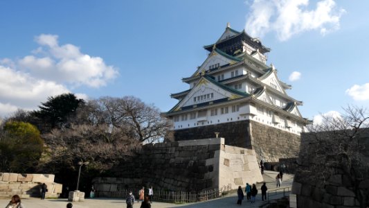 Japan, Osaka castle, saka shi photo