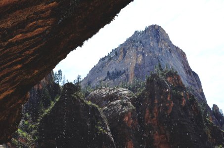 Zion national park, United states, Weeping rock photo
