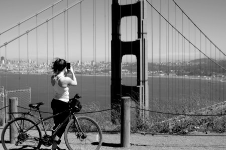 Marin headl, United states, Golden gate bridge photo