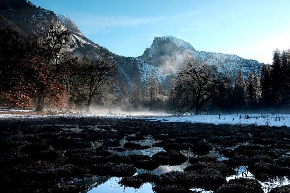 Yosemite valley, United states, Snow